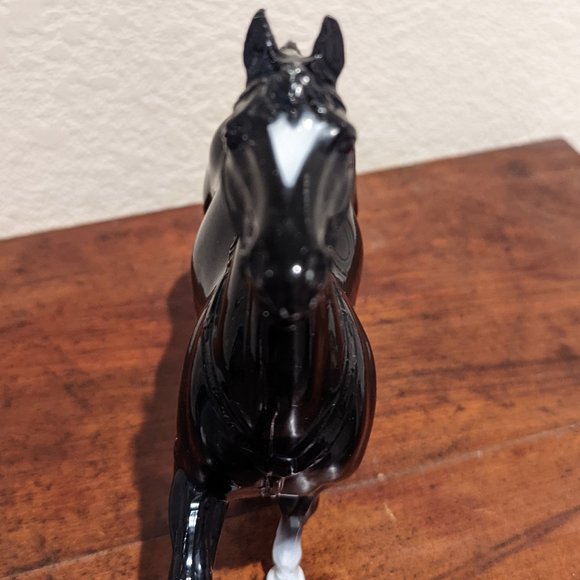 Breyer Glossy Black Fury Prancer Vintage model horse - Picture 8 of 15